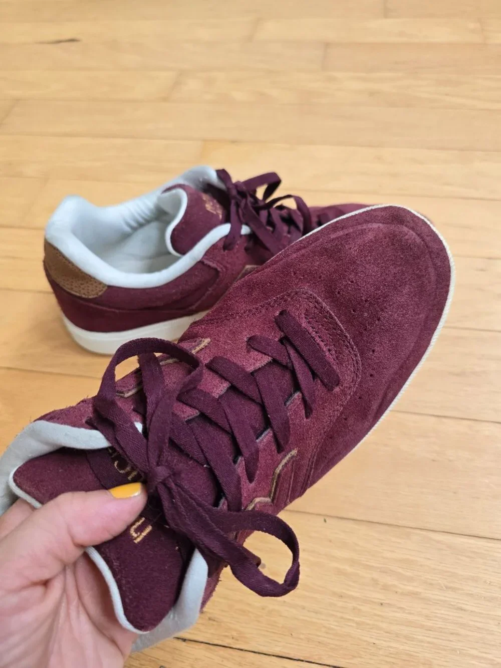 New Balance | Numeric Burgundy Suede Skateboard Sneakers | MENS 11
